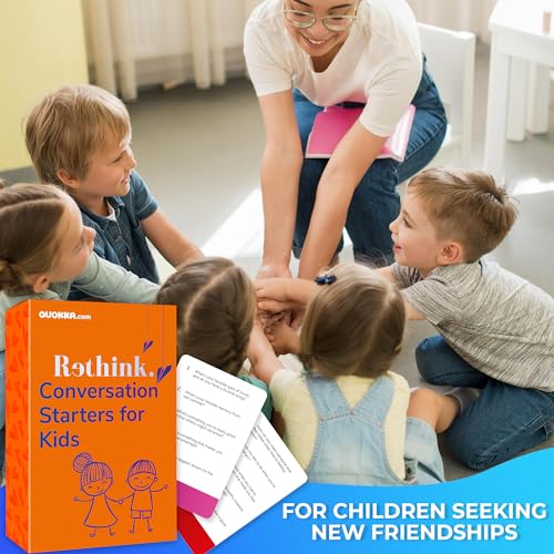 QUOKKA Rethink Conversation Cards- Fun Family Game Pack