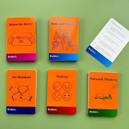 QUOKKA Rethink Conversation Cards- Fun Family Game Pack
