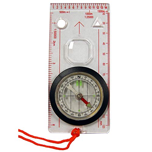Deluxe Map Compass for Homeschool Outdoor Education