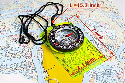 Professional Orienteering and Hiking Compass for Homeschool Education