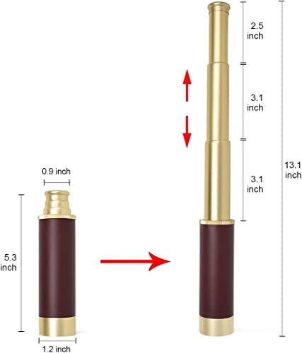 Pirate Spyglass Telescope Treasure Map Compass Kids Set