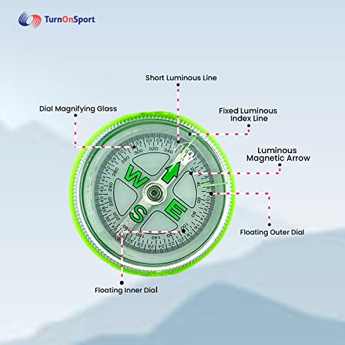 Boy Scout Compass for Kids - Professional Map Reading