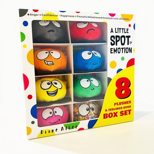 Emotion SPOT Plush Toys with Feelings Book Set
