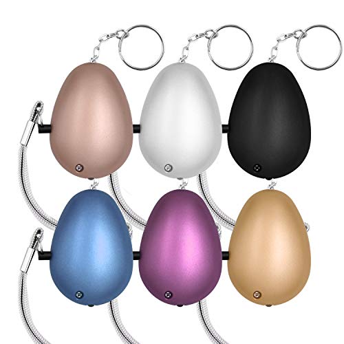 KOSIN Personal Safety Alarm Keychain, 6 Pack, 140DB
