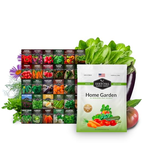 30-Pack Non-GMO Heirloom Seeds for Home Garden