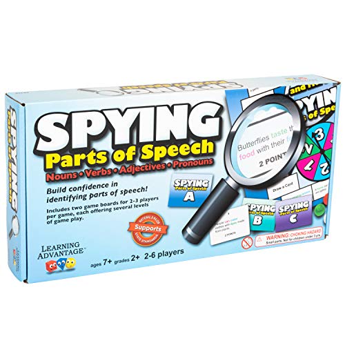 Spies Parts of Speech Board Game for Kids