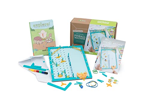 KiwiCo Mini Tabletop Pinball Machine, STEM Toy, Ages 5+