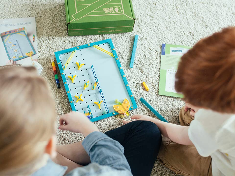 KiwiCo Mini Tabletop Pinball Machine, STEM Toy, Ages 5+