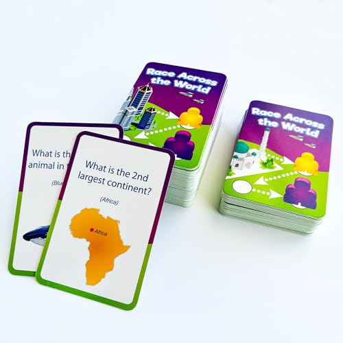 Quokka Geography Board Game for Ages 5-7 & 8-12