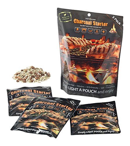 Insta-Fire Charcoal Starter Bundle for Camping & Emergency