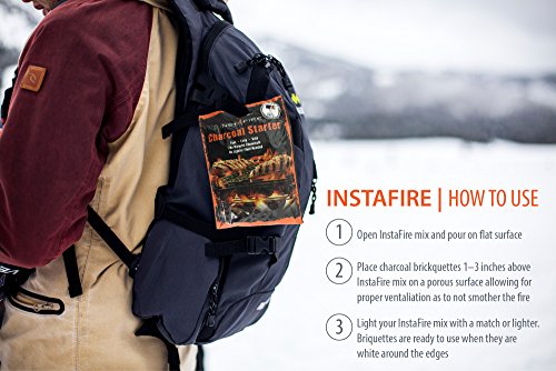 Insta-Fire Charcoal Starter Bundle for Camping & Emergency