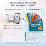 Emergency Preparedness Deck - Survival Cards, Guide & Instructions