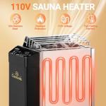 110V Stainless Steel Electric Sauna Heater with Timer