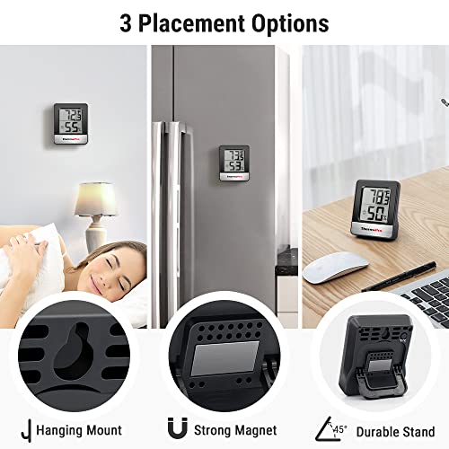 Digital Indoor Humidity and Temperature Monitor Sauna Thermometer