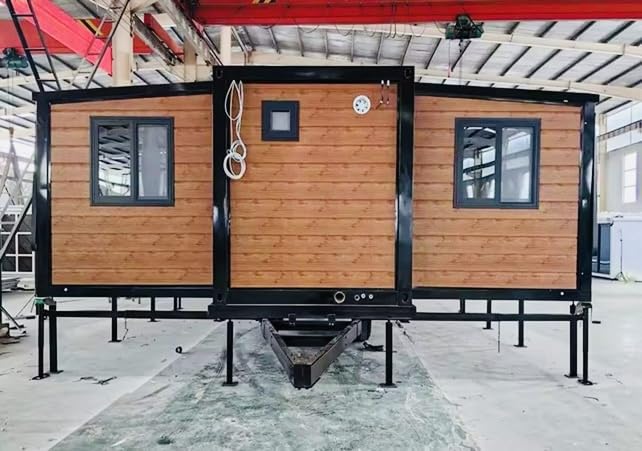 Modern Portable Tiny Home on Wheels, 40ft Container