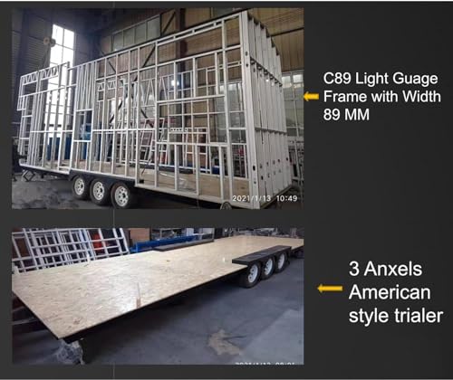 40-Foot Prefabricated Tiny Home Trailer House