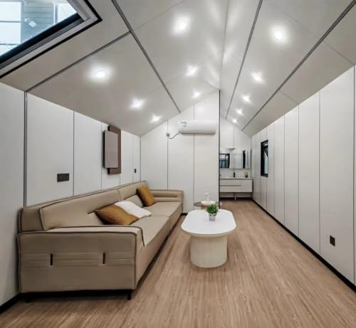 Modern Portable Tiny Home on Wheels, 40ft Container