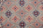 Geometric Round Area Rug - 5x5 Handmade Carpet