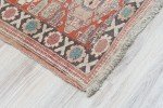 Vintage Hand-Knotted Beige Wool Area Rug 3x3