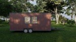 8'x20' Tiny Home on Wheels Building Plans
