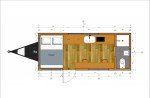 8'x20' Tiny Home on Wheels Building Plans