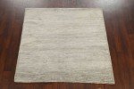 Modern Handmade Gabbeh Kashkoli Area Rug 5x5