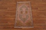 Vintage Anatolian Oriental Accent Rug 2x3 ft
