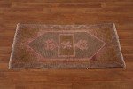 Vintage Anatolian Oriental Accent Rug 2x3 ft