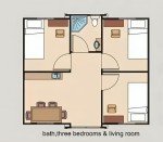 HUGHEARTS 20x20ft Mobile Tiny Home with Restroom