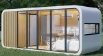 Generic Prefab Modern Tiny House 20ft and 40ft Modular Cabin House, Tiny Home, B&B, Office, Kiosk, Pool House, bar, Outdoor Living (20X8X8 FT (Shell)), white, modpod2030