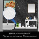 Adjustable 3-Tier Mobile Storage Cart with Lockable Wheels