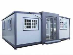 Expandable Tiny Prefab House with 2 Rooms