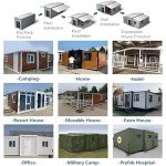 Modern Modular Tiny Home - Foldable Container House