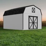 Hudson 12x24 DIY Wooden Storage Shed