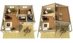 Allwood Avalon Tiny Home Cabin Kit 540 SQF