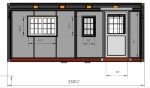 Zolyndo Mobile Expandable Tiny Home 16.5x20ft