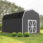 Hudson 12x24 DIY Wooden Storage Shed
