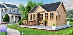 Allwood Spruce Claudia 209 SQF Cabin Kit