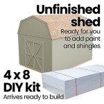 Hudson 12x24 DIY Wooden Storage Shed
