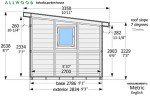 Allwood Solvalla 172 SQF Studio Cabin Kit