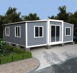 HUGHEARTS 20x20ft Mobile Tiny Home with Restroom