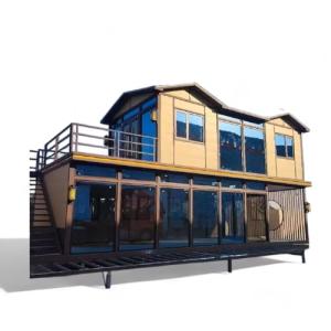 Double Story Tiny Prefab Home with Sunroom