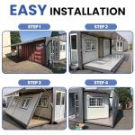 Portable Tiny Container Home with 1 Bedroom