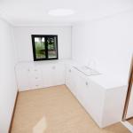 40FT Portable Tiny House with 3 Bedrooms