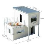 Modern 2-Story Container Tiny Home with Patio