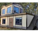 Double Story Tiny Prefab Home with Sunroom
