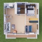 20ft Prefab Tiny Home with 2 Beds & More