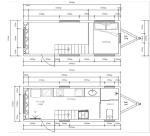 Aluminum Tiny Movable Prefabricated House with Bedrooms