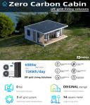 Solar Tiny Home: Modular House with Kitchen and Bath