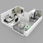 Modern 3-Bedroom Prefab Tiny House Villa